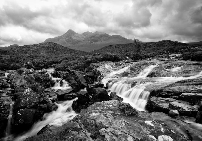 Falls at Sligachan - Mary Battye