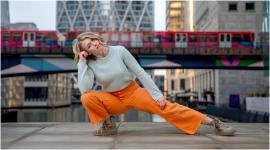 Richard Cunningham - Clare - Canary Wharf fashion shoot