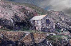 Peter Pangbourne - Fishermans hut mullion Cove