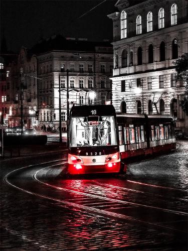 The Night Tram Prague - Shaun Hykel