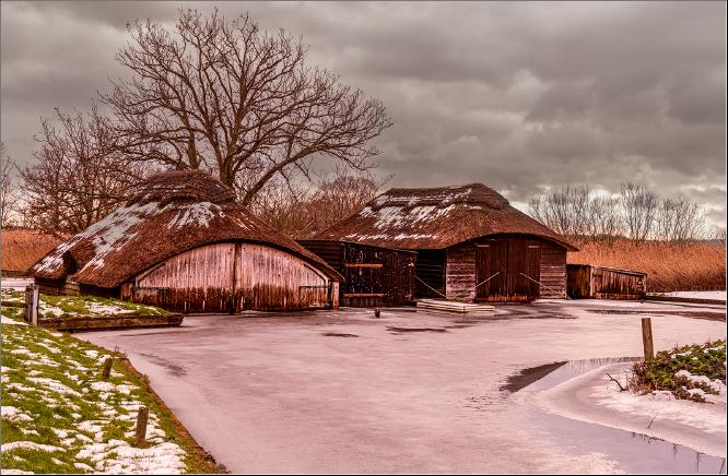 Winter at Hickling broad. - Peter Pangbourne
