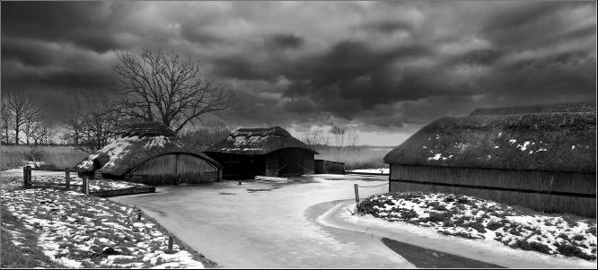 Frozen Boathouses - Alison Pangbourne
