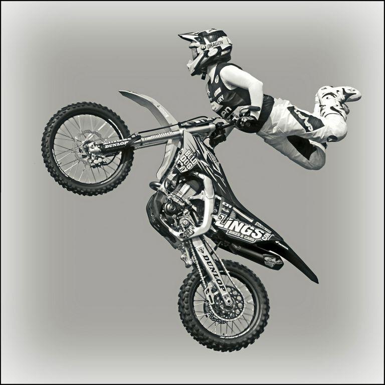 Gymnastics with a Motorcycle - Tony Argent
