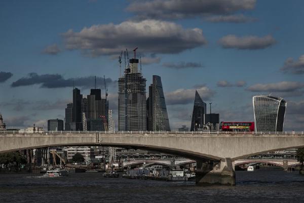 London Bus on Waterloo Bridge - Steve Ball