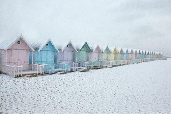 Seaview in the Snow - Chris Aldred