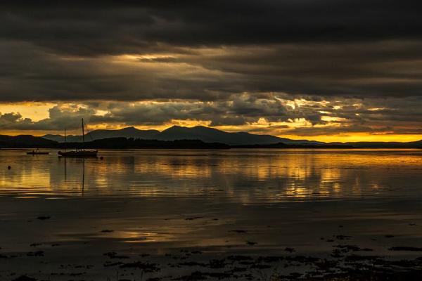 Sunset Loch Etive Connel - David Cross