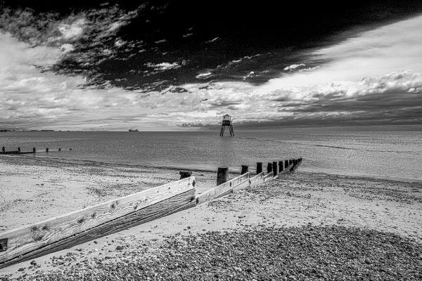 Infra red study of storm clouds gathering - Clifford Sullivan
