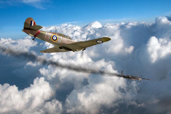 Red sash Hurricane attack - Gary Eason