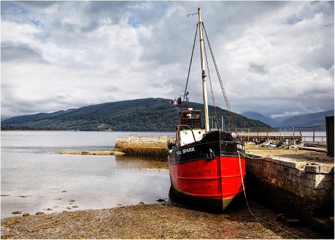Boat on Loch Fyne - David Egerton