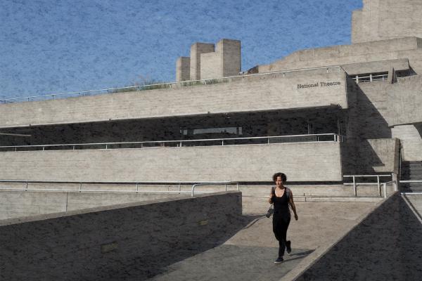 National Theatre brutalism - Nesta James