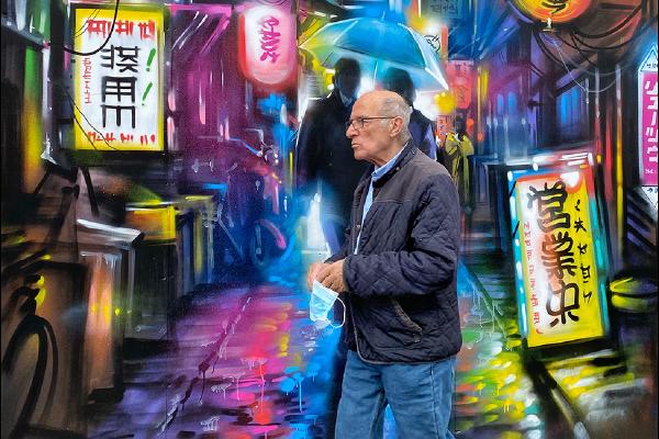 Blue Umbrella - Chrissie Alexander
