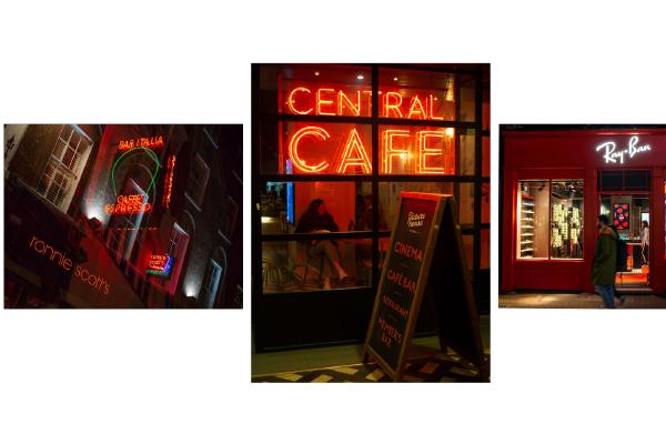 Neon lights of London - Nesta James
