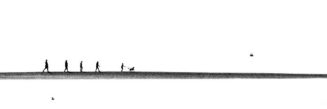 The Family on a Sandbank - Martin Heathcote