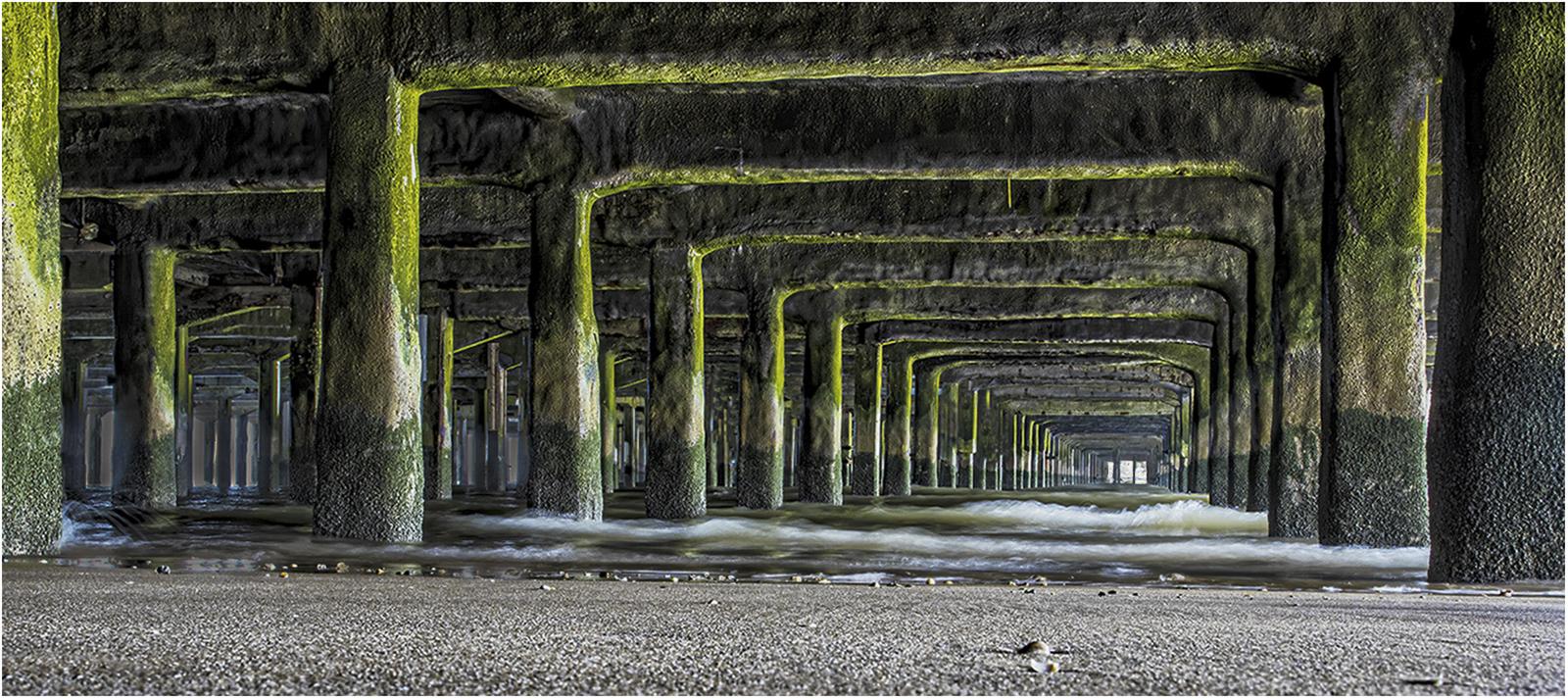Cathedral under Clacton Pier - David Egerton