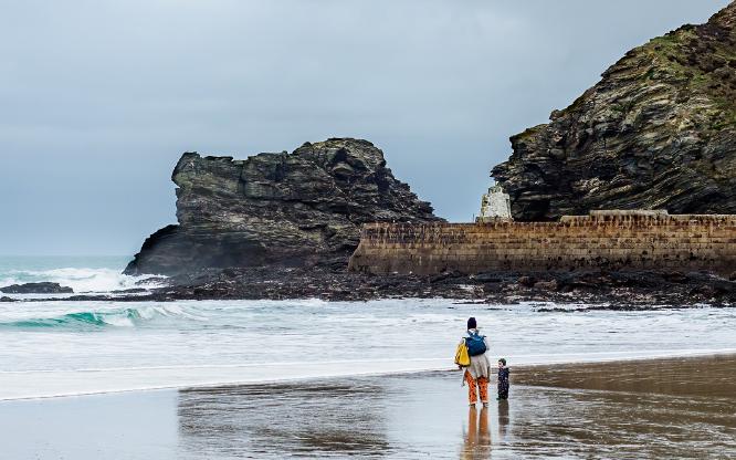 Winter's day at Portreath - David Cross