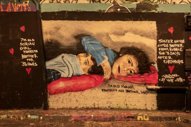 Graffiti, Leake Street, Waterloo - Peter Freeman