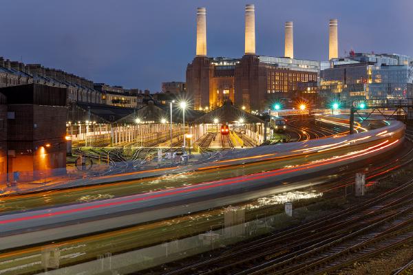 Battersea Power Station and Victoria sidings - Peter Pangbourne