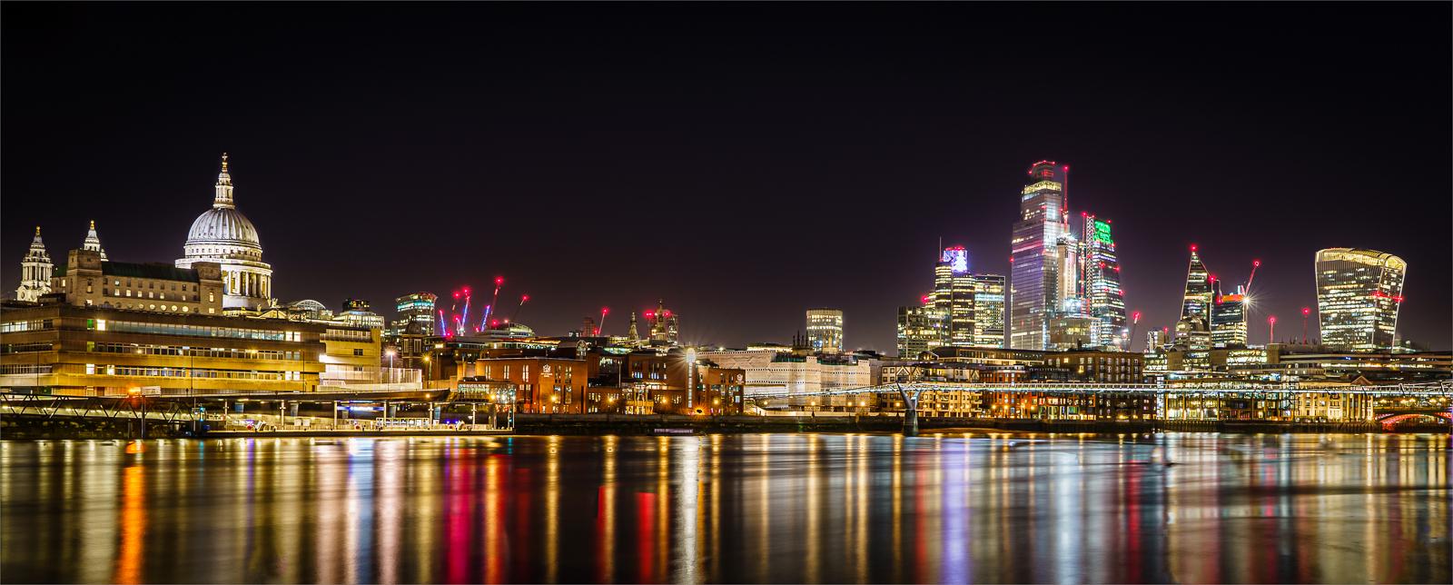London skyline after midnight - Bola Oshisanwo