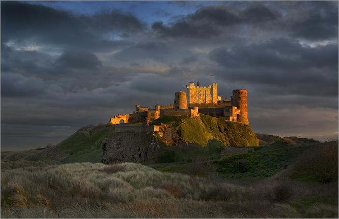 Bamburgh Castle at Sunset - Colin Westgate