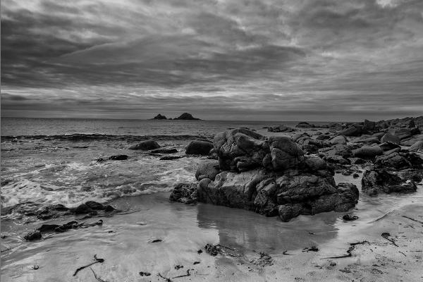 The Brisons from Cot Beach - Peter Pangbourne