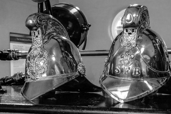 Firemens Helmets Sandringham - Peter Freeman