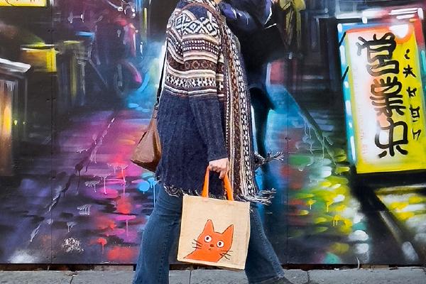 Orange Cat Shopping - Chrissie Alexander