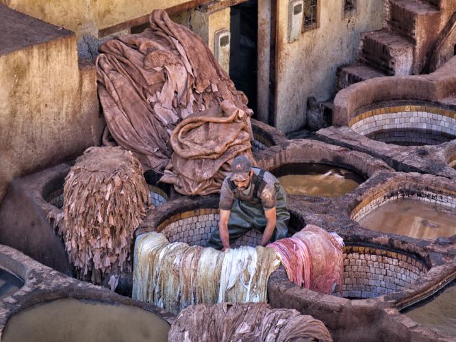 Fez Tannery Worker - Keith Bailey