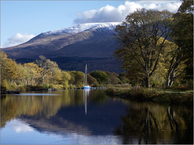 Reflections at Corpach - Alison Pangbourne