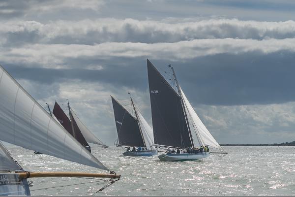 Smack start Mersea week 2023 - Peter Pangbourne