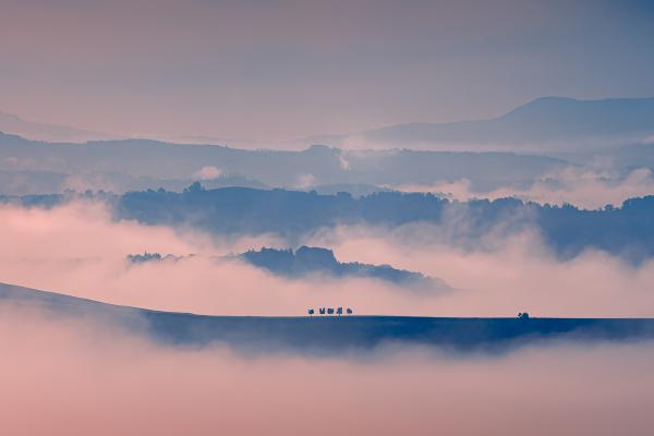 Misty Valleys and Distant Hills - Martin Heathcote