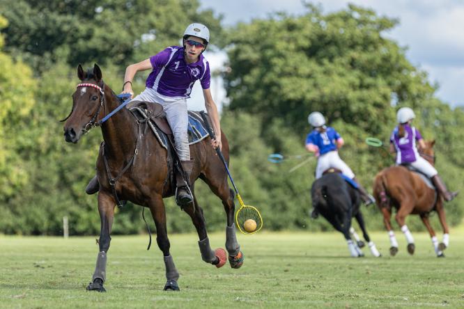 Polo Cross, advancing on Goal - Paul Douglas