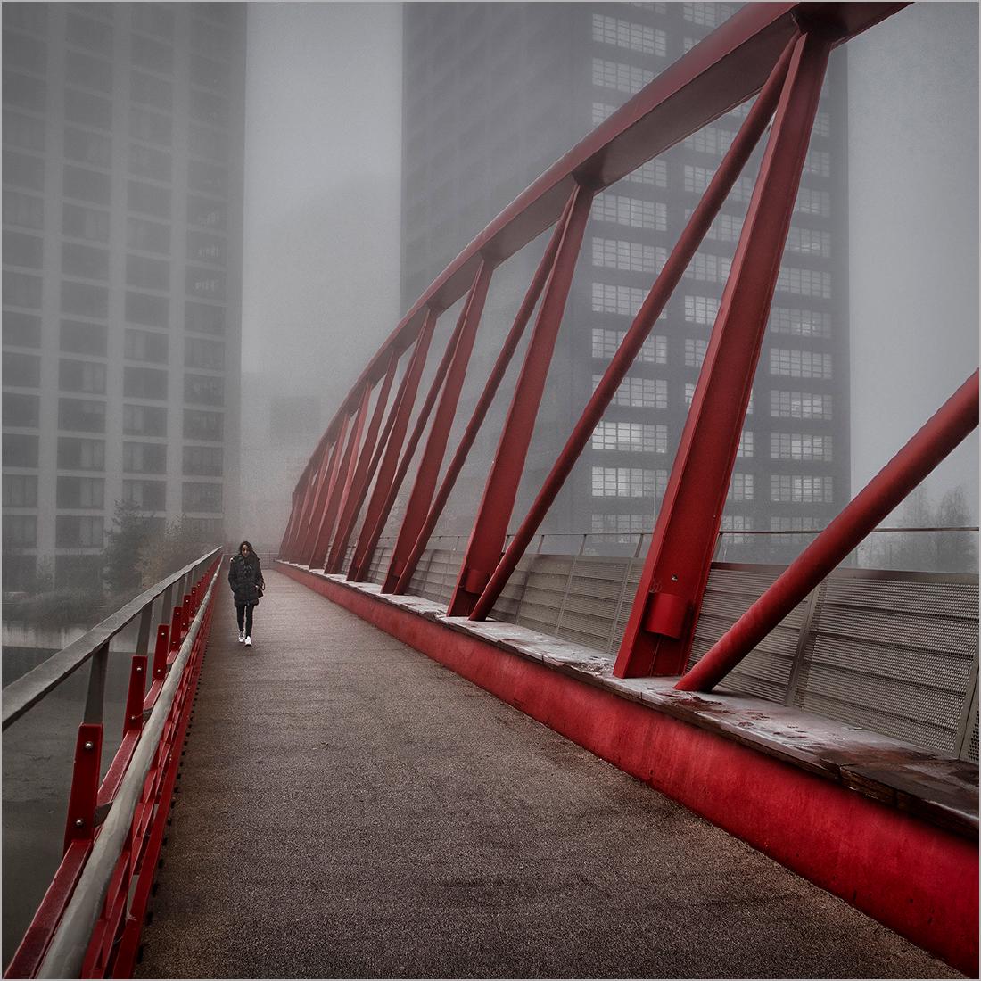 Cold, Frosty Morning in Canning Town - Steve Ball