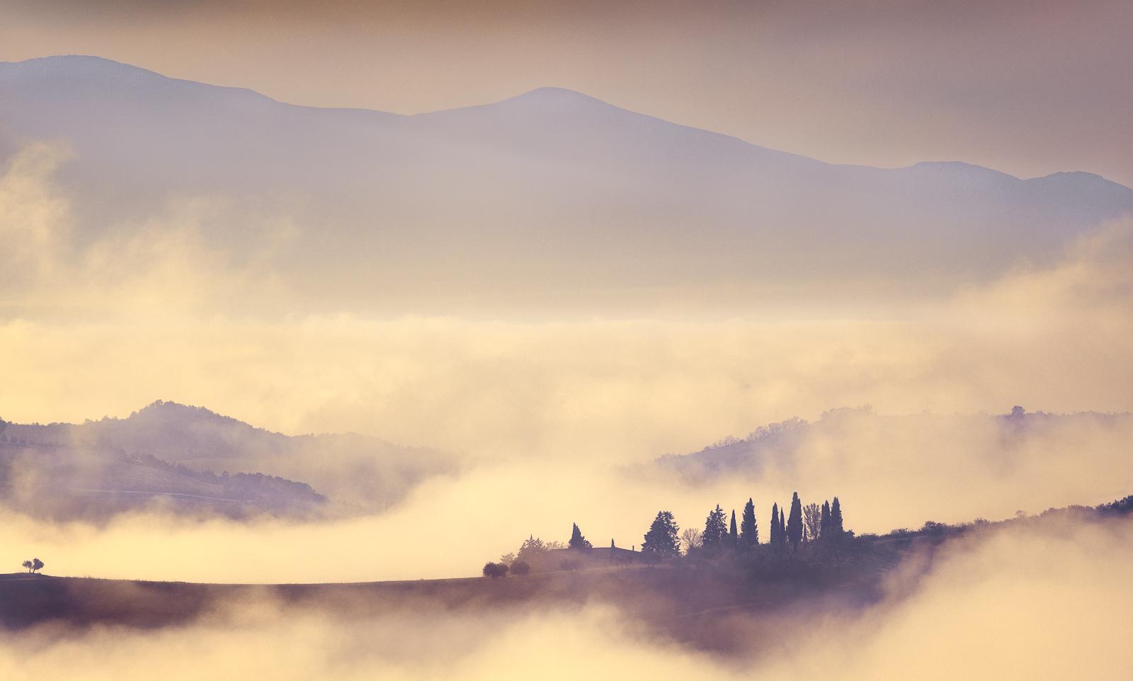 Sunrises over Hills and Mist - Martin Heathcote