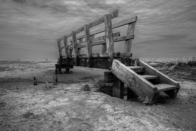 Bridge at Stiffkey Marsh - Peter Freeman