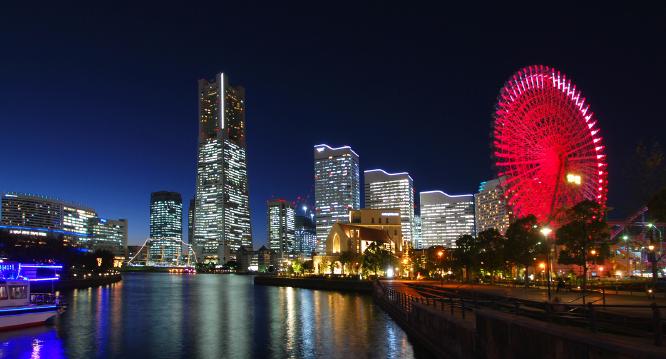Yokohama at Night - Sanae Fujita