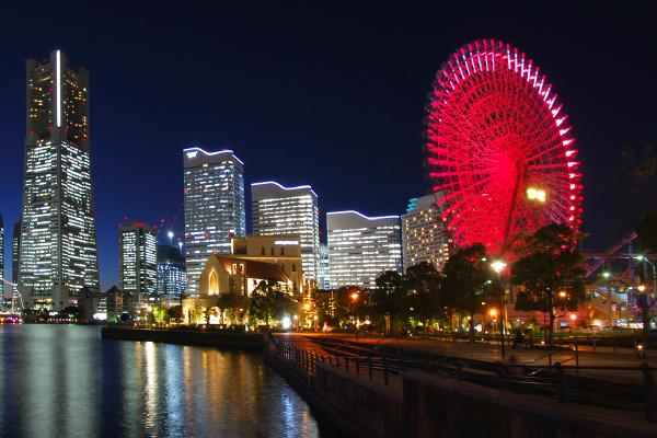 Yokohama at Night - Sanae Fujita
