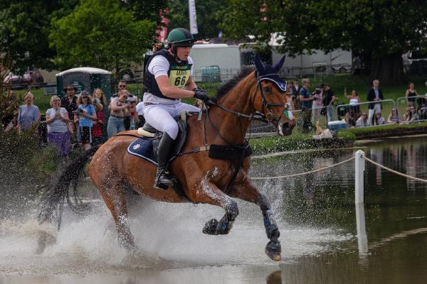 Making a splash at Badminton - Peter Freeman