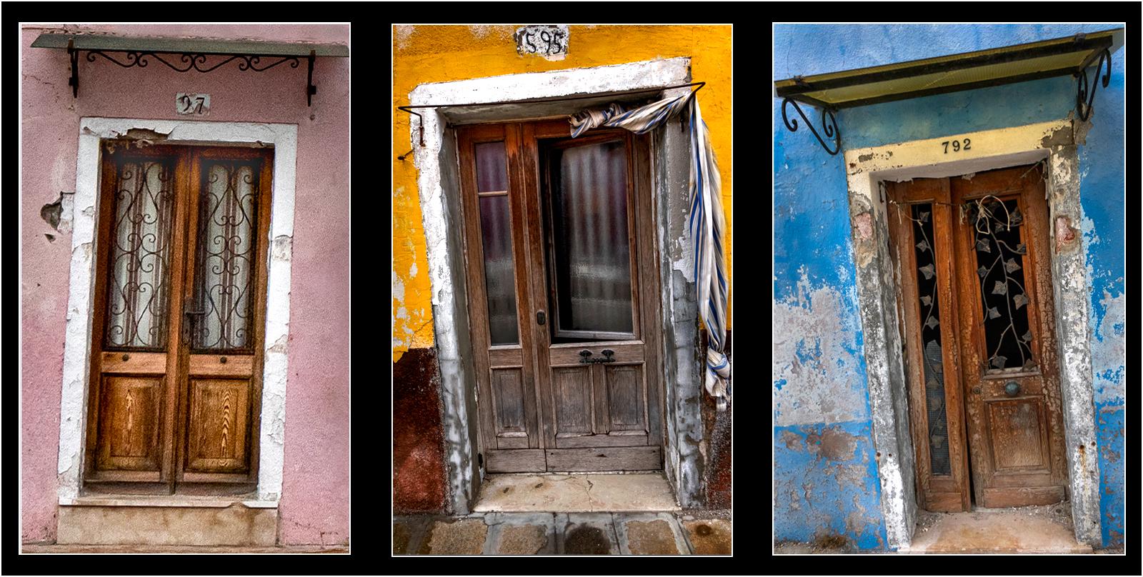 Collapsing Fishermans Doors Burano - Jennifer Brett