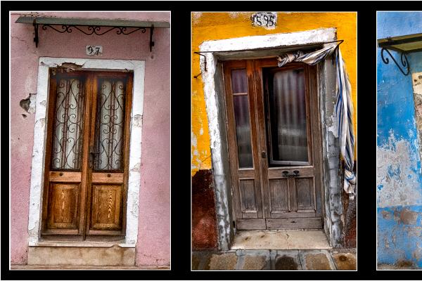 Collapsing Fishermans Doors Burano - Jennifer Brett