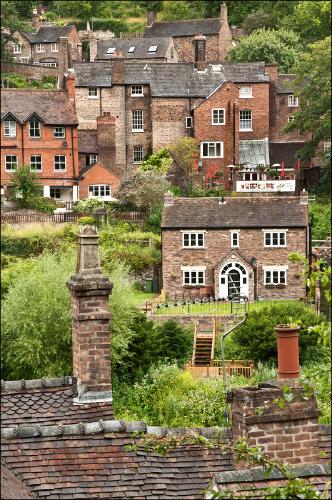 Iron Bridge Rooftops - Melvyn Frewin