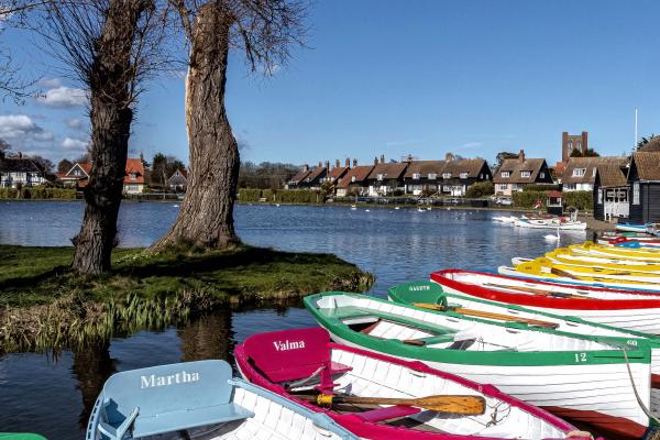 Row boats Thorpeness - Peter Freeman