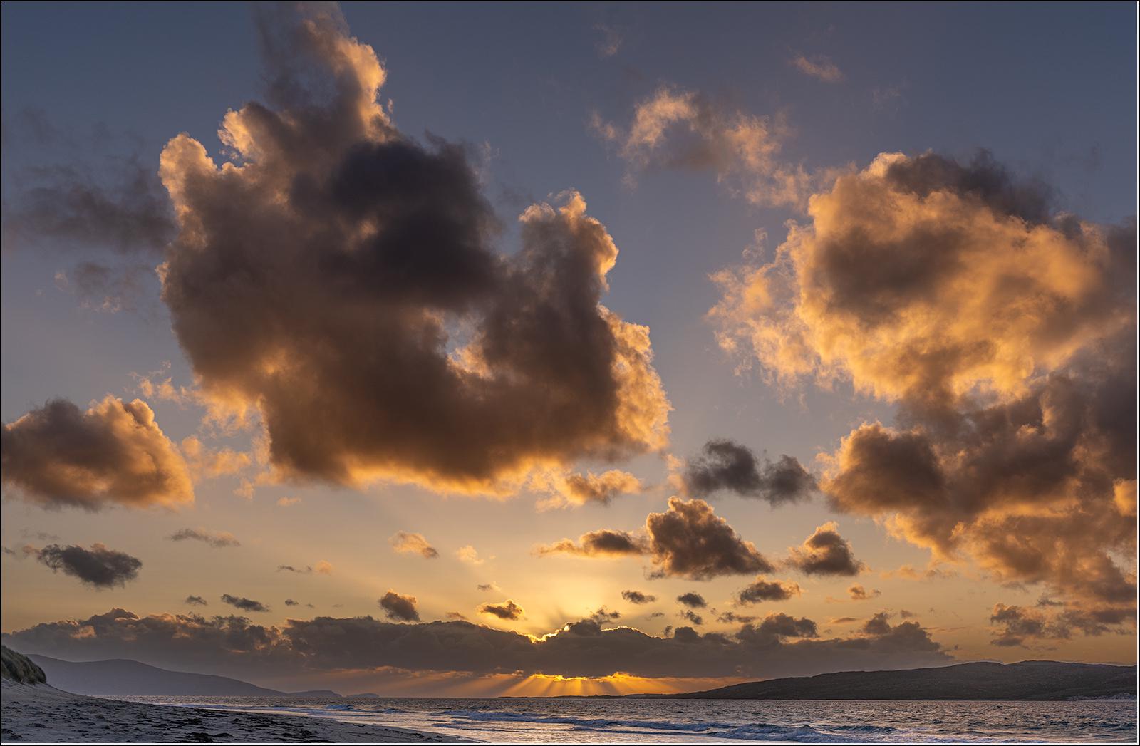 Sunset at Lusentyre - Peter Pangbourne