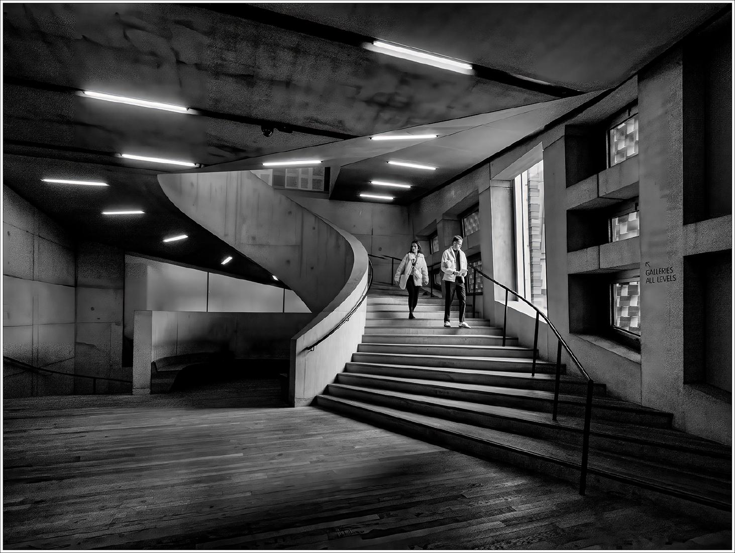 On the Stairs - Chris Aldred