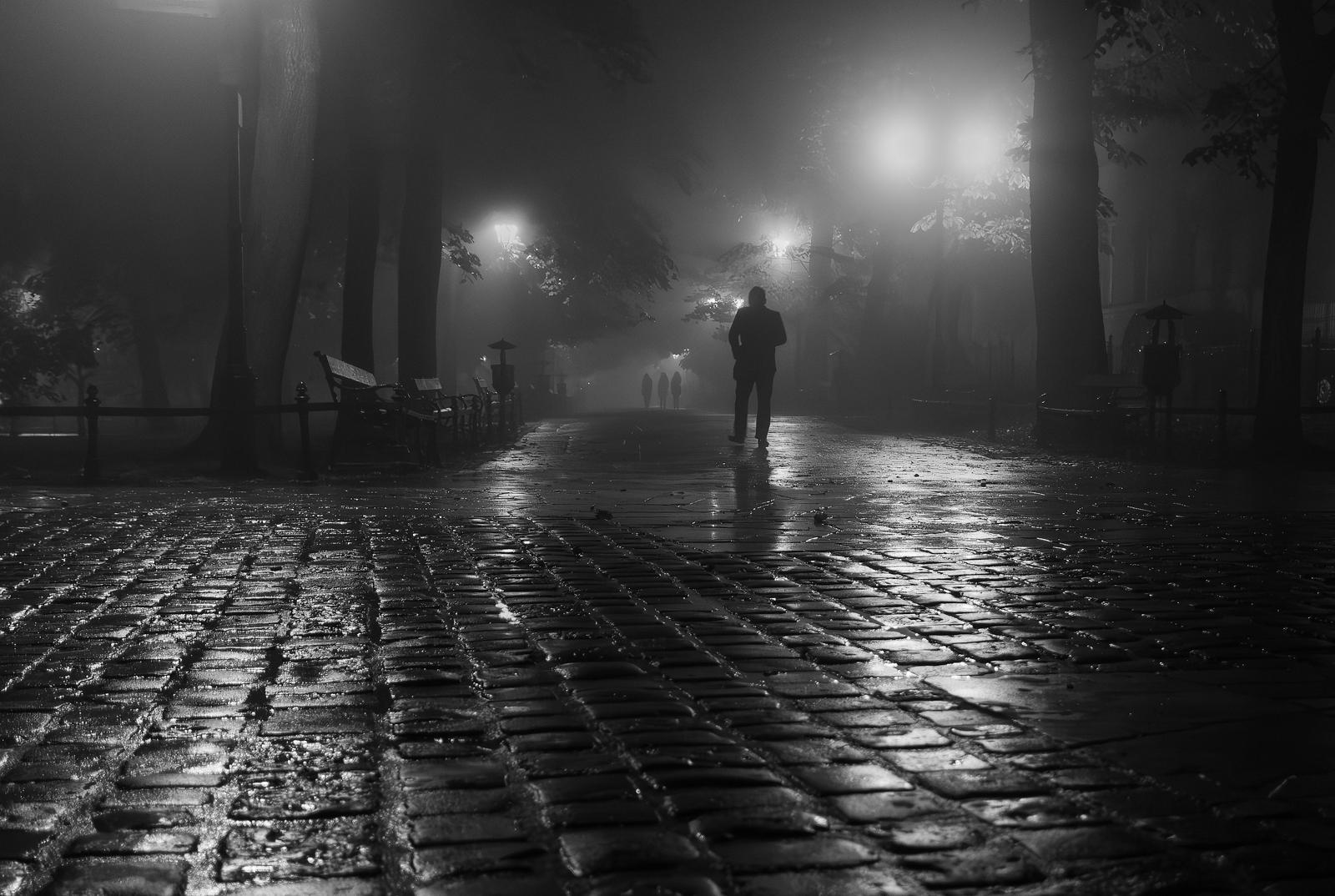 Rainy night in Krakow - David Charlton
