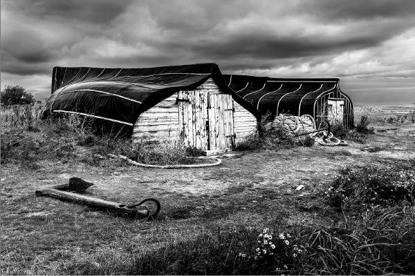 Lindisfarne boat sheds - Peter Pangbourne