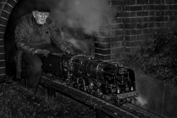 Train enthusiast - Eddie Campbell