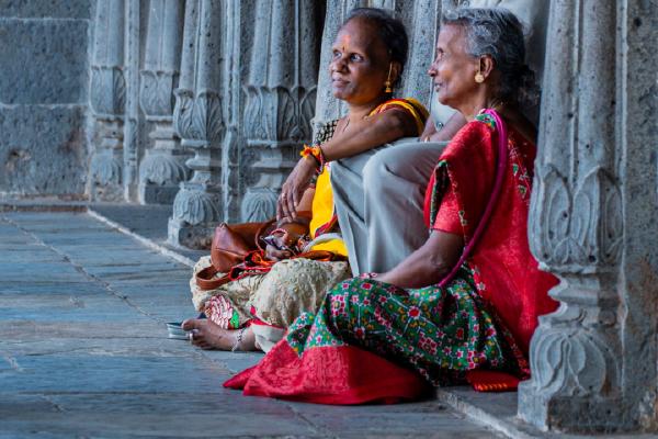 Family at Temple - Vishnu Kaparthi