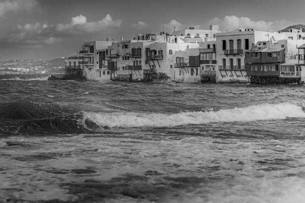 Stormy Sea Mykonos. - Karen Kilbourn