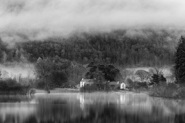 Misty Cumbrian Hillside - Peter Freeman