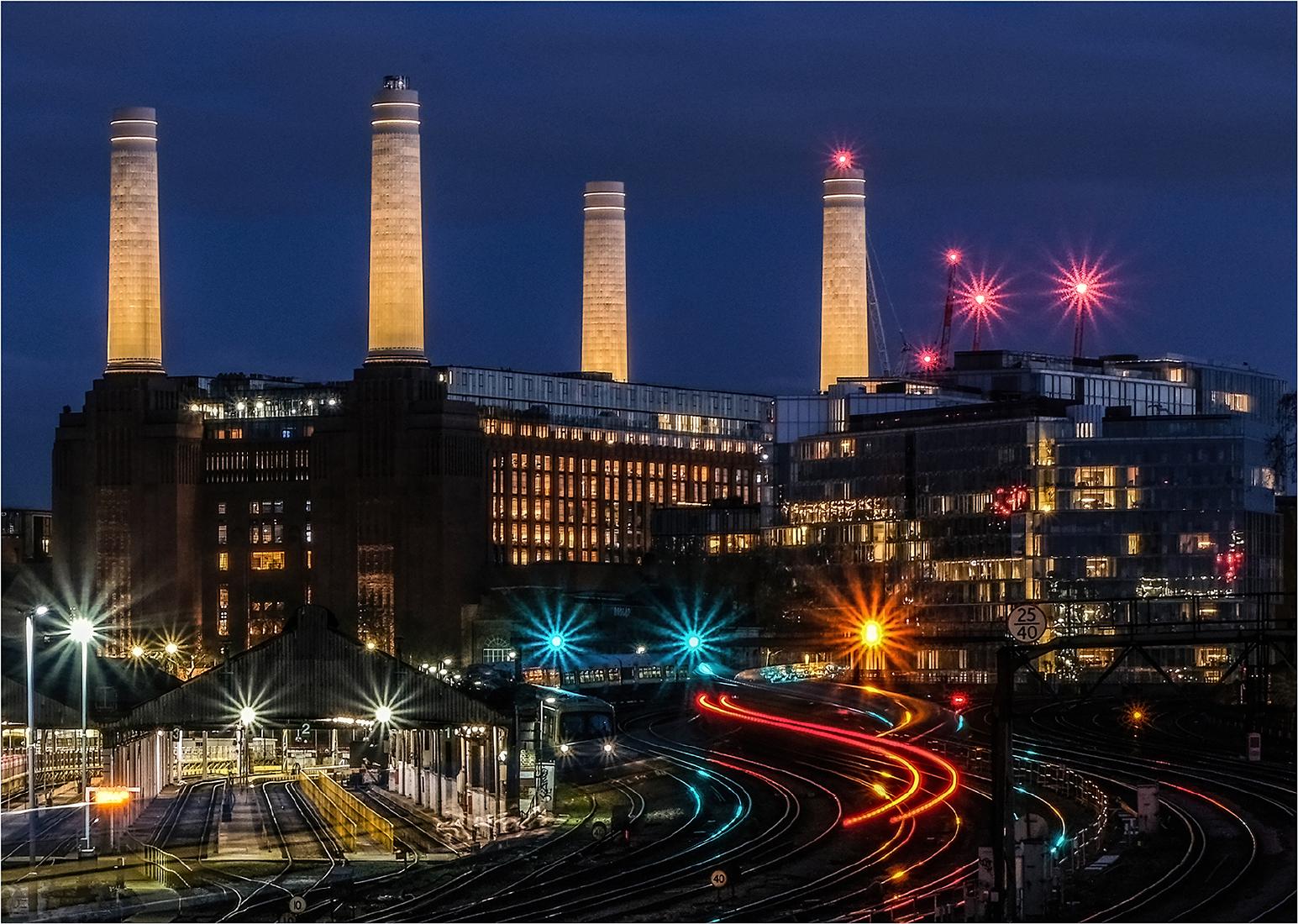 Dusk At Victoria Sidings - Hilary Knight